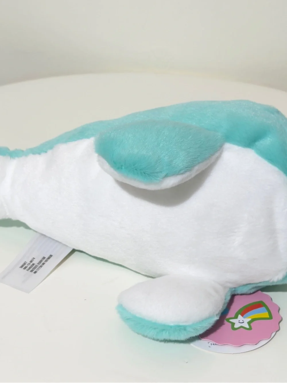 Target Teal Plush Manatee with Purple Glasses - Giggle Scape